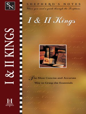 cover image of 1,2 Kings